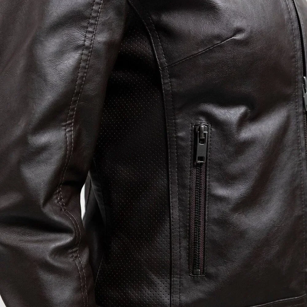 Women's Vegan Faux Leather Jacket